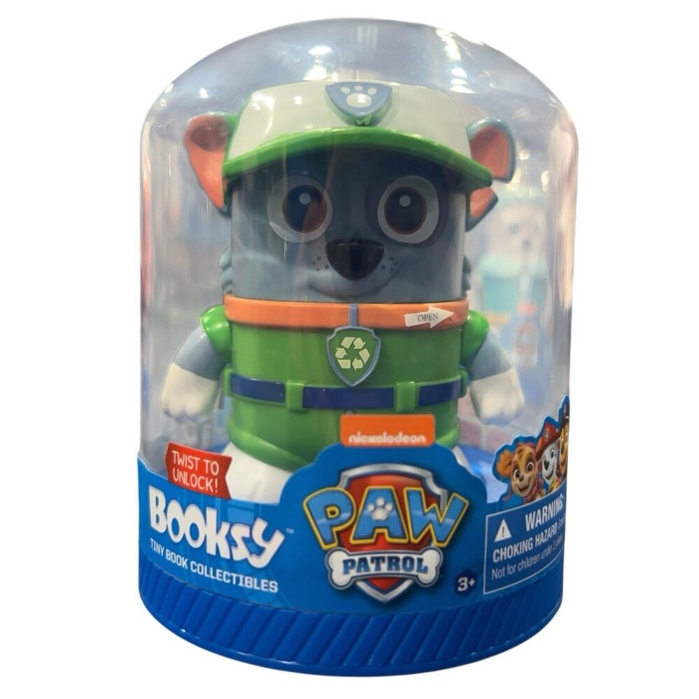 Booksy Tiny Book Collectibles Paw Patrol Rocky Figure Sealed New